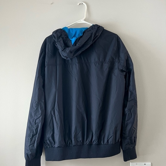 Navy Blue ASOS jacket windbreaker - Picture 2 of 9